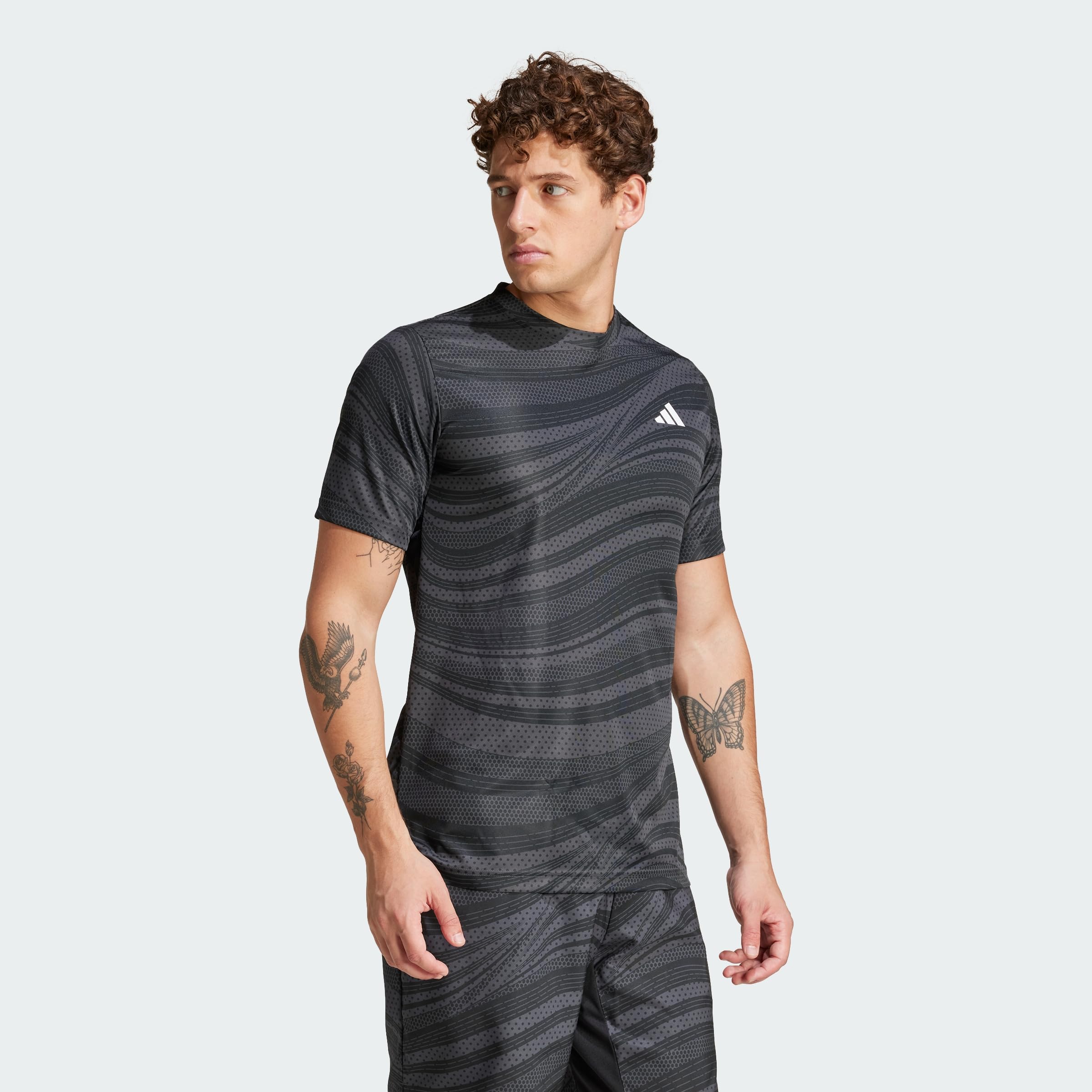 adidas Men's Camiseta Estampada Club Tennis Climacool