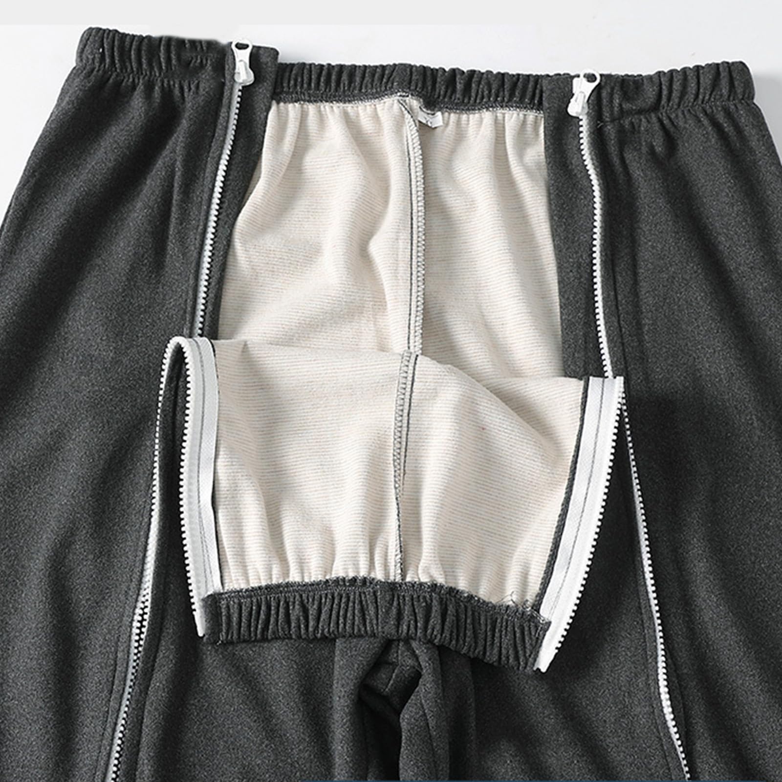 Langärmelige Post-Schulter-OP-Hemden, Herren Tear Away Hosen Vollständig Offen, Bettlägerige Patientenkleidung