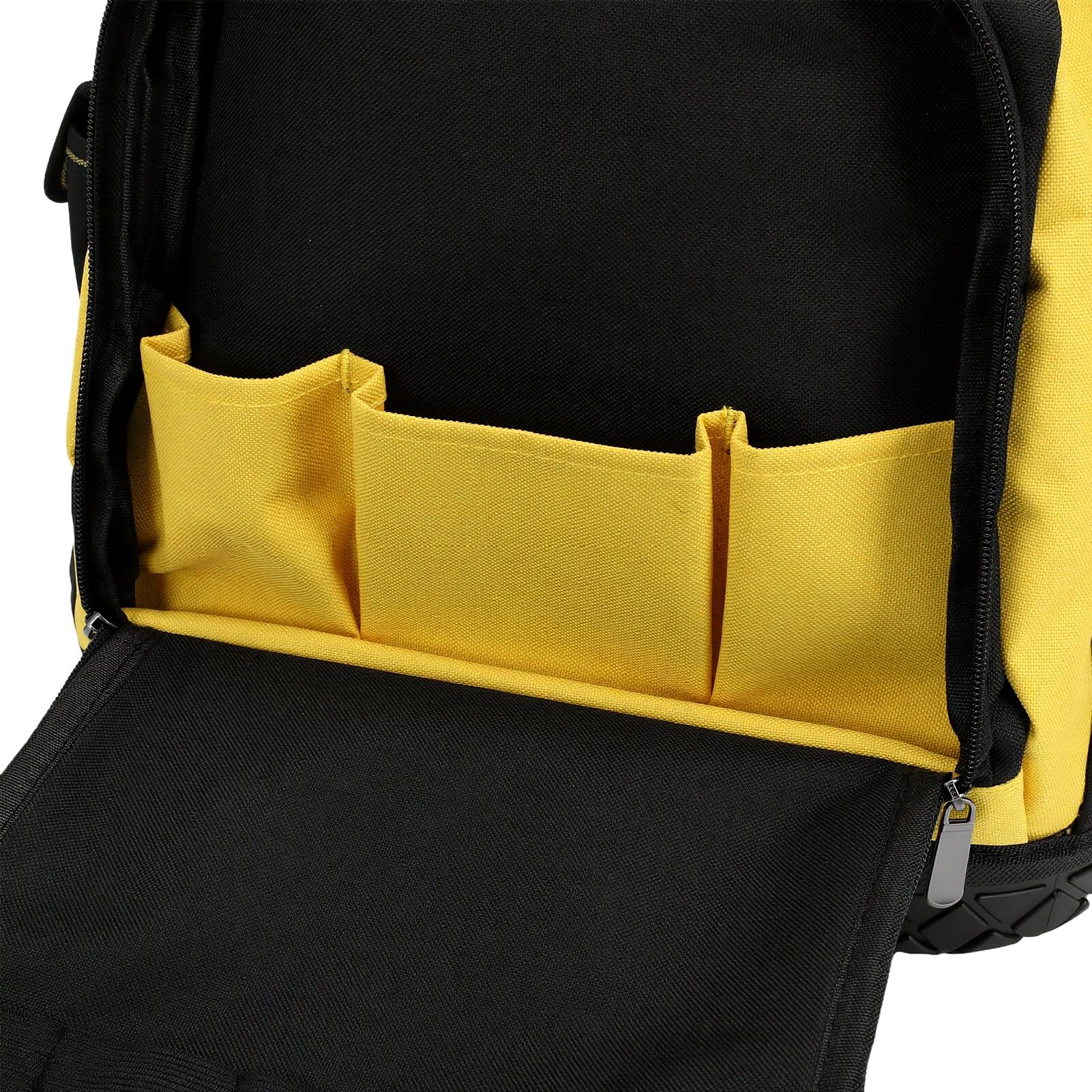 Generic Mochila para Herramientas de Alta Resistencia con Base Dura Moldeada para Electricistas, Fontaneros y Trabajadores de Climatización, en Tela Oxford Duradera