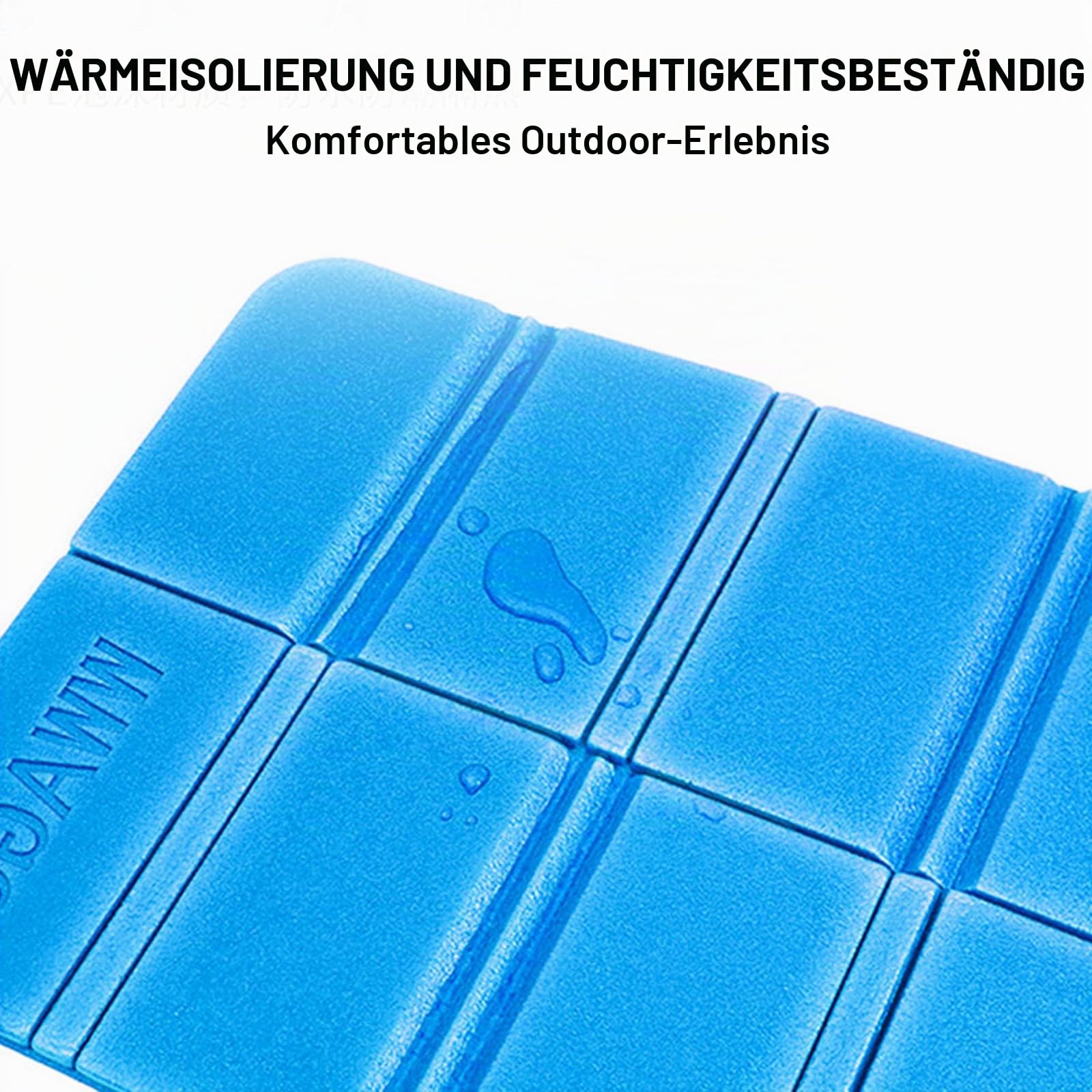3 Stück Thermo Sitzkissen Outdoor Faltbar Sitzunterlage XPE Sitzmatte Wasserdicht Thermositzauflagen Tragbar Spielplatz Matte Kinder für Unterwegs Garten Camping Picknick Wandern
