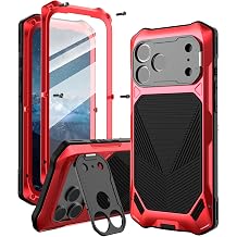 iPhone 18 Pro Max/18 Pro i in askeri k l f, metal objektif koruma stand