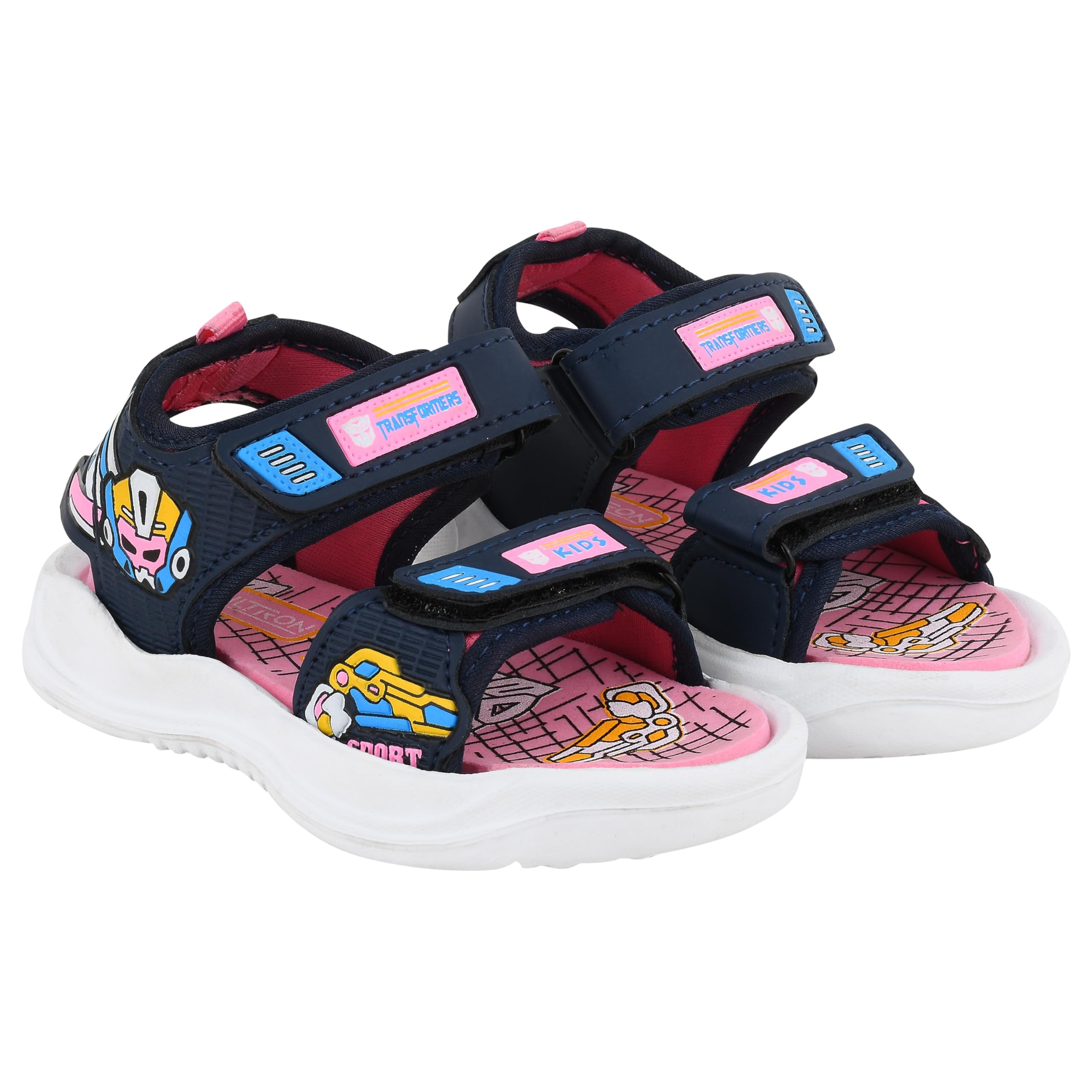 Elecant Little Kids Light Weight Welcro Sandal (vs-LEO-Navy-Pink-11) (B0CYLY46MK) Amazon Price History, Amazon Price Tracker