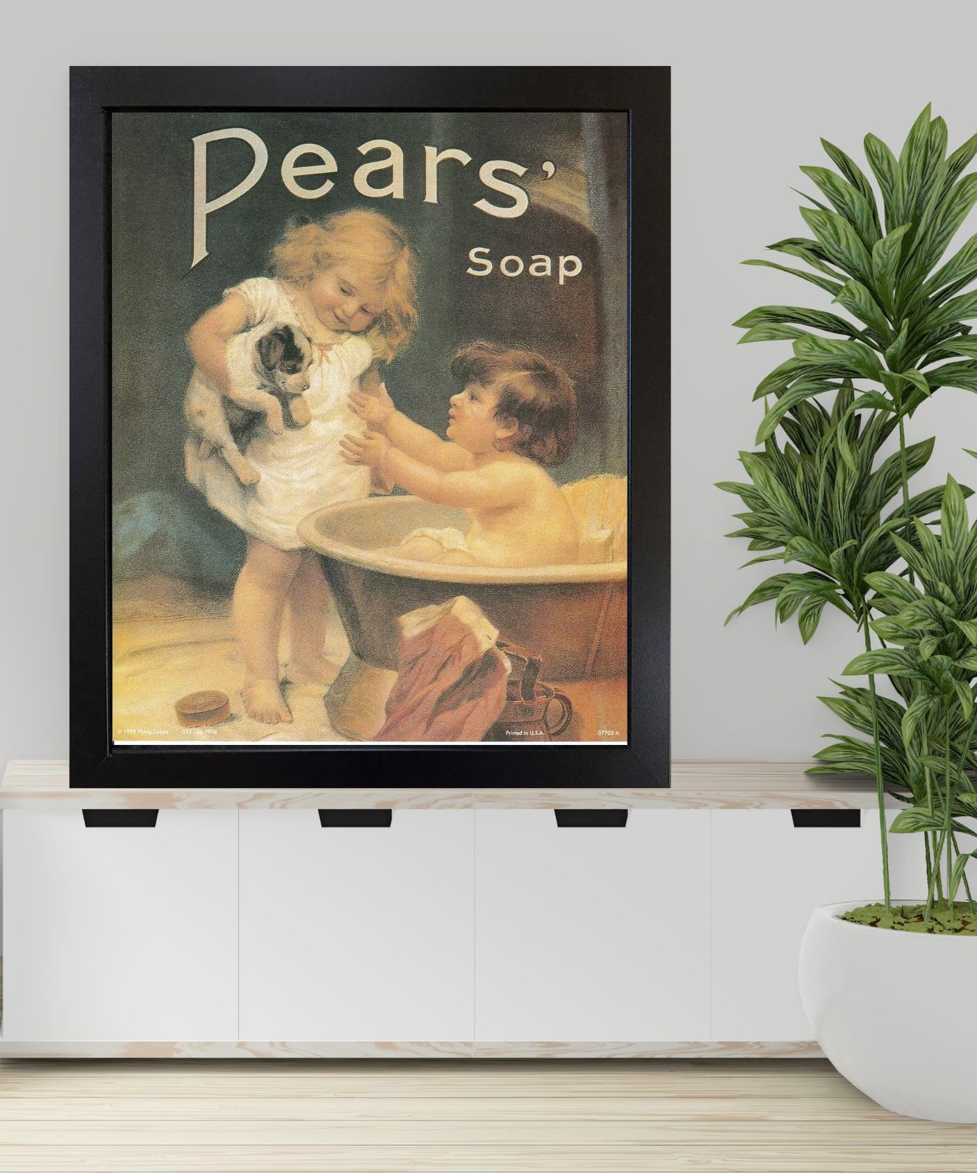Amazon.com: Impact Posters Gallery Vintage Pears Soap Ad Wall