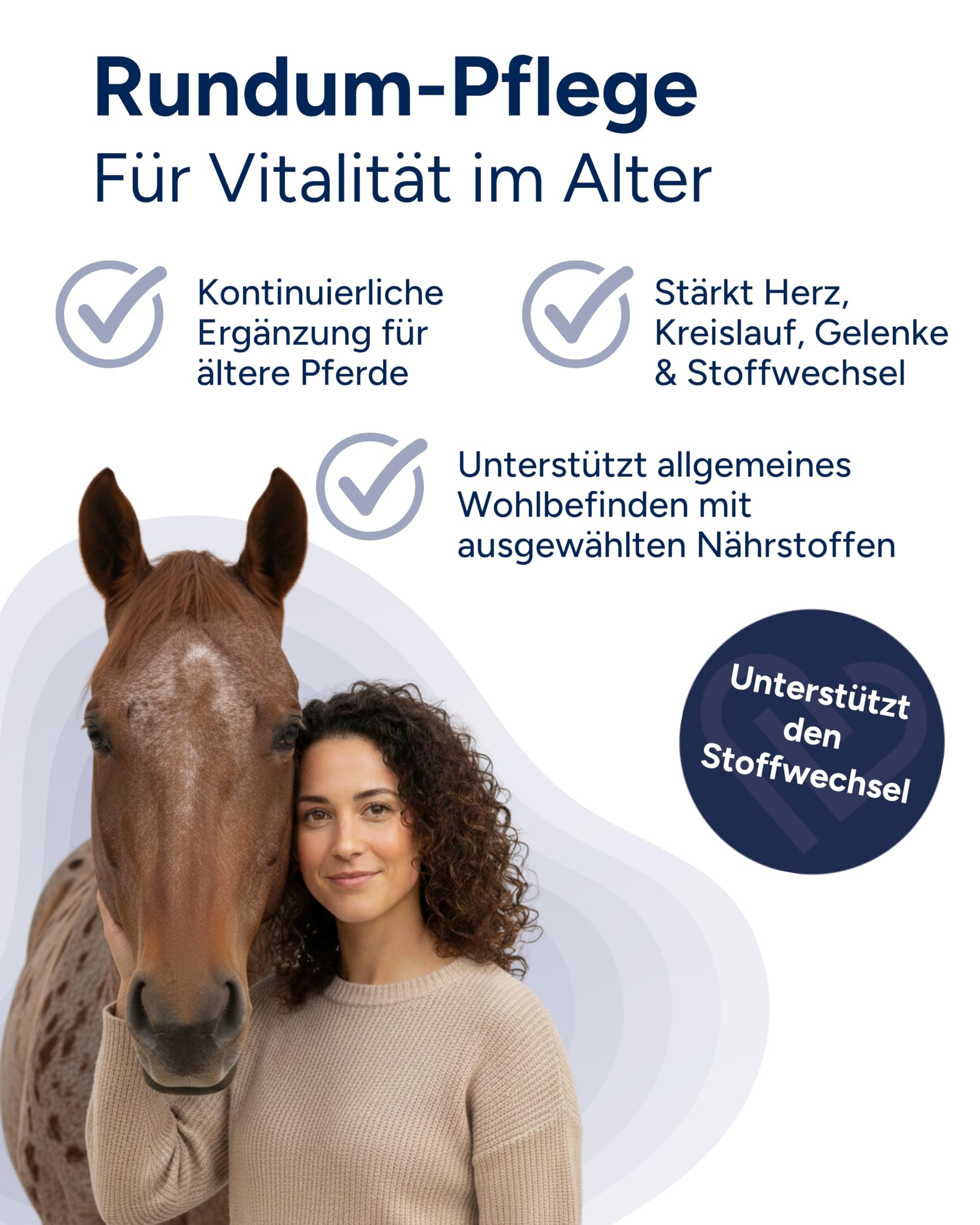 NutriLabs Mobifor®-GR Pulver für Senior-Pferde 3 kg - Nahrungsergänzung mit Ginkgo, Hefe, Bockshornklee usw. - MSM für Pferde - Ergänzungsmittel mit Glucosamin Pulver - Weißdorn Pferd