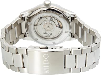 Amazon.com: MIDO M0014291103120 reloj Belluna para hombre  m001.429.11.031.20 esfera de plata carcasa de acero inoxidable movimiento  automático : Ropa, Zapatos y Joyería