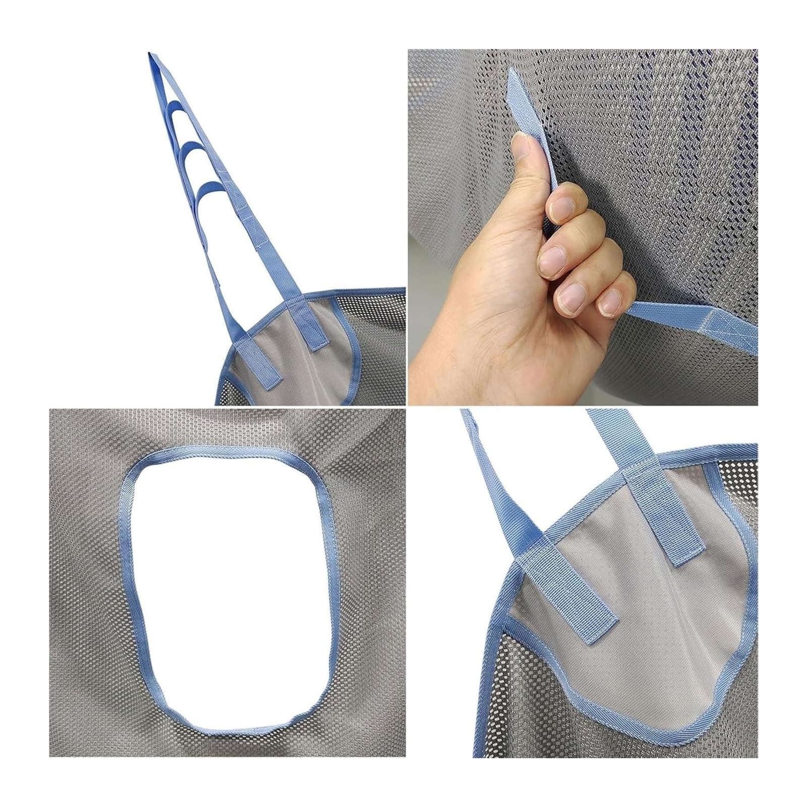 Eslinga de ducha，Traslado de paciente， Arnés de baño for elevación de pacientes Arnés de malla universal for elevación de pacientes Arnés de transferencia de cuerpo completo for ayuda al paciente
