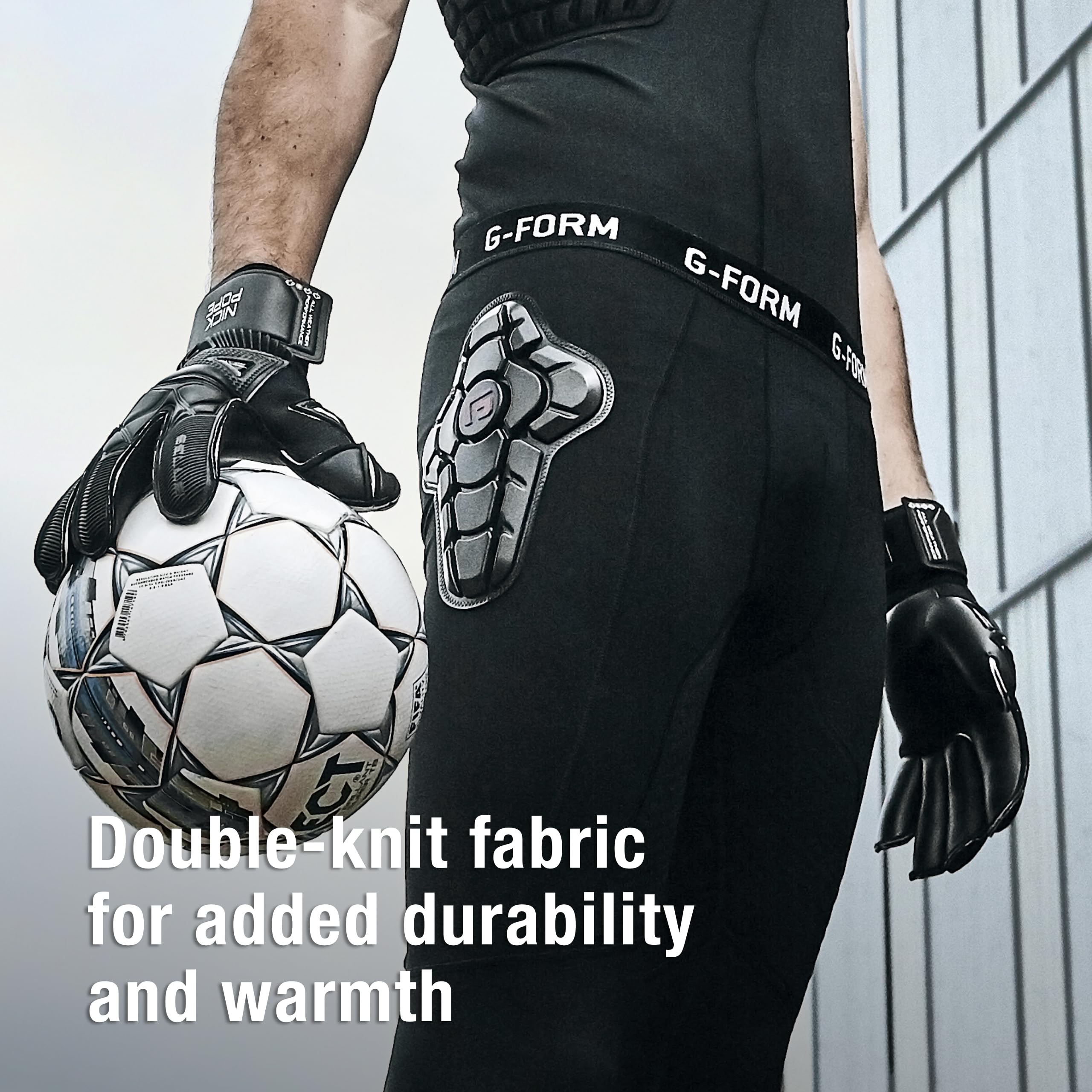 G-Form Torwart-Aufprallhose - Gepolsterte Leggings mit kompressiver Basisschicht - Schutzausrüstung für Fußball und Aufprallsportarten - atmungsaktiv und waschmaschinenfest