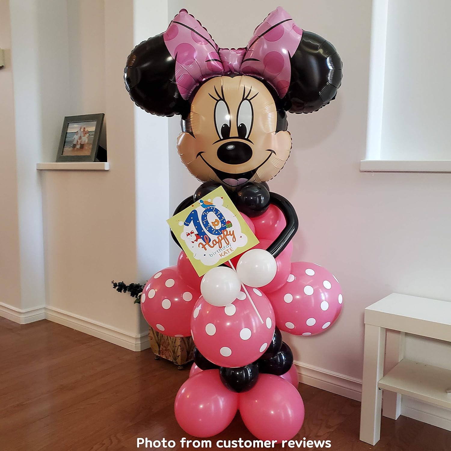 LANGLEY MONSTER Premium Quality DIY Disney Minnie, Mickey Mouse Balloon, Birthday Party Arch Balloons, Balloon Column for Party Decorations, Boy and Girl Birthday Party, Baby Shower, Theme Events : Home & Kitchen