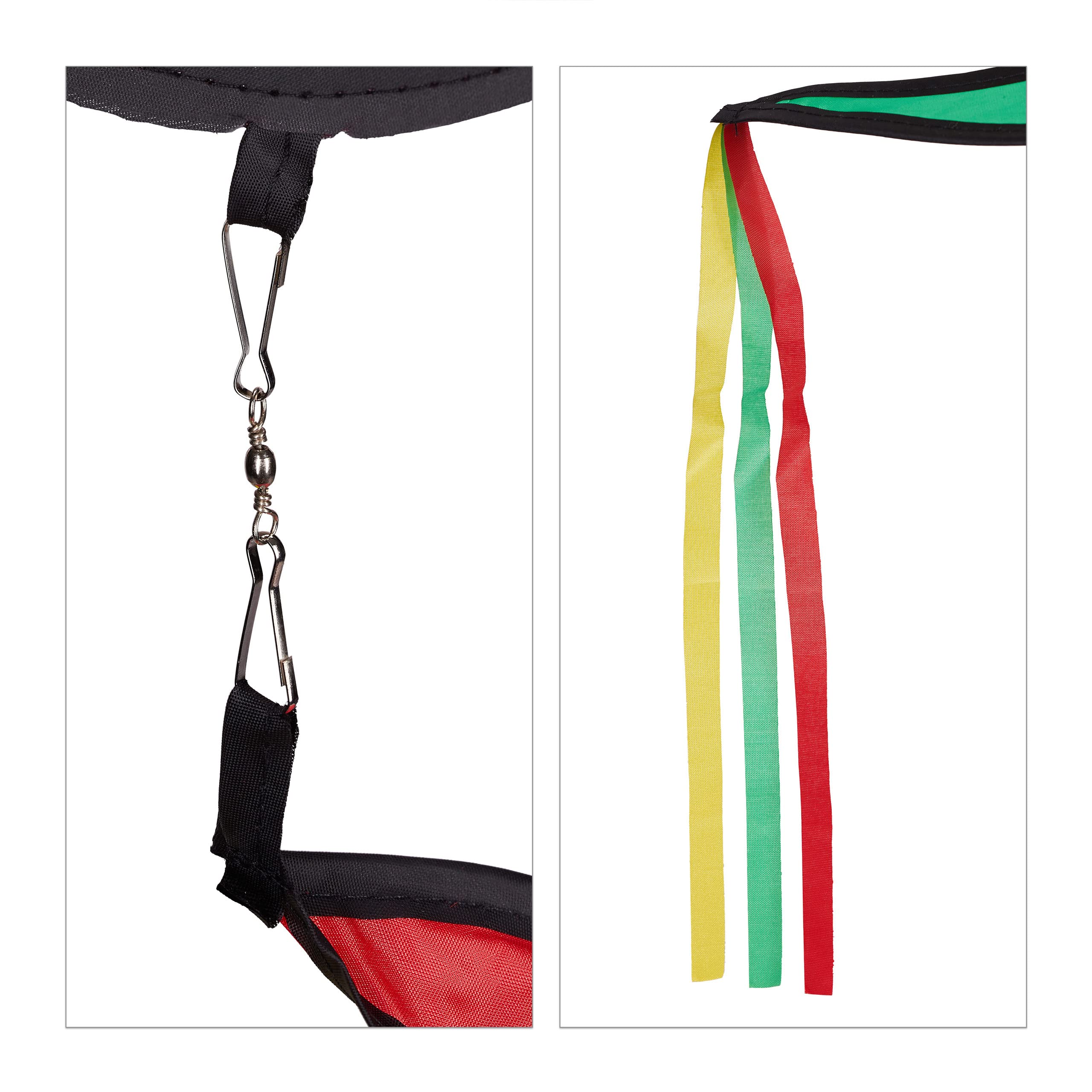 Relaxdays Moulin à Vent en Spirale, Set de 3, Motif Animaux, Jardin et Balcon, Multicolore