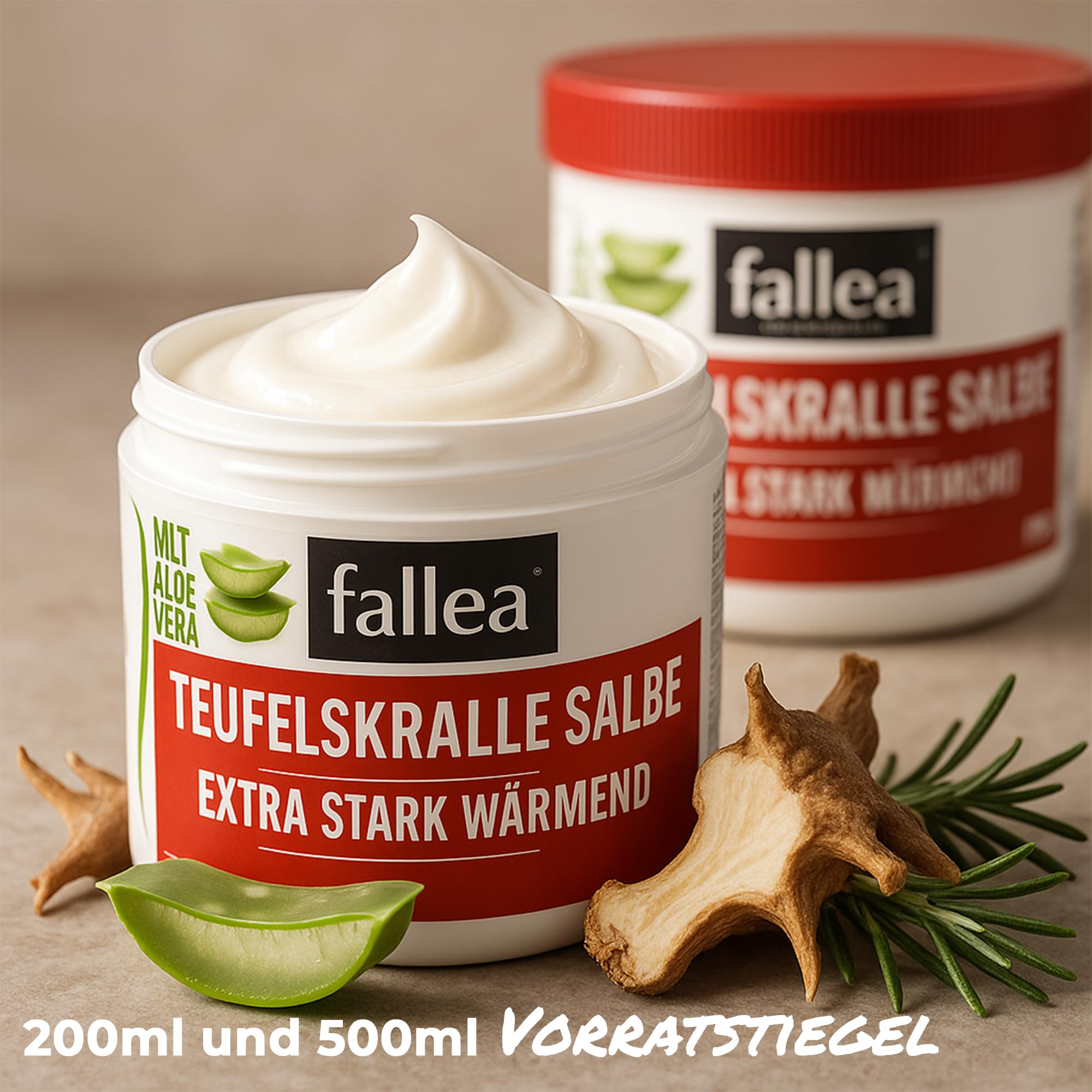 fallea diabelski pazur, intensywnie rozgrzewający krem 500 ml Teufels gorąca maść, łagodzi skurcze pleców, karku, ramion, stawów, zakwasów