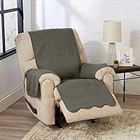 Vista 8 de Great Bay Home - Funda reversible de patchwork para sofá biplaza, protector de muebles lavable con correas elásticas - Funda para sofá para perros