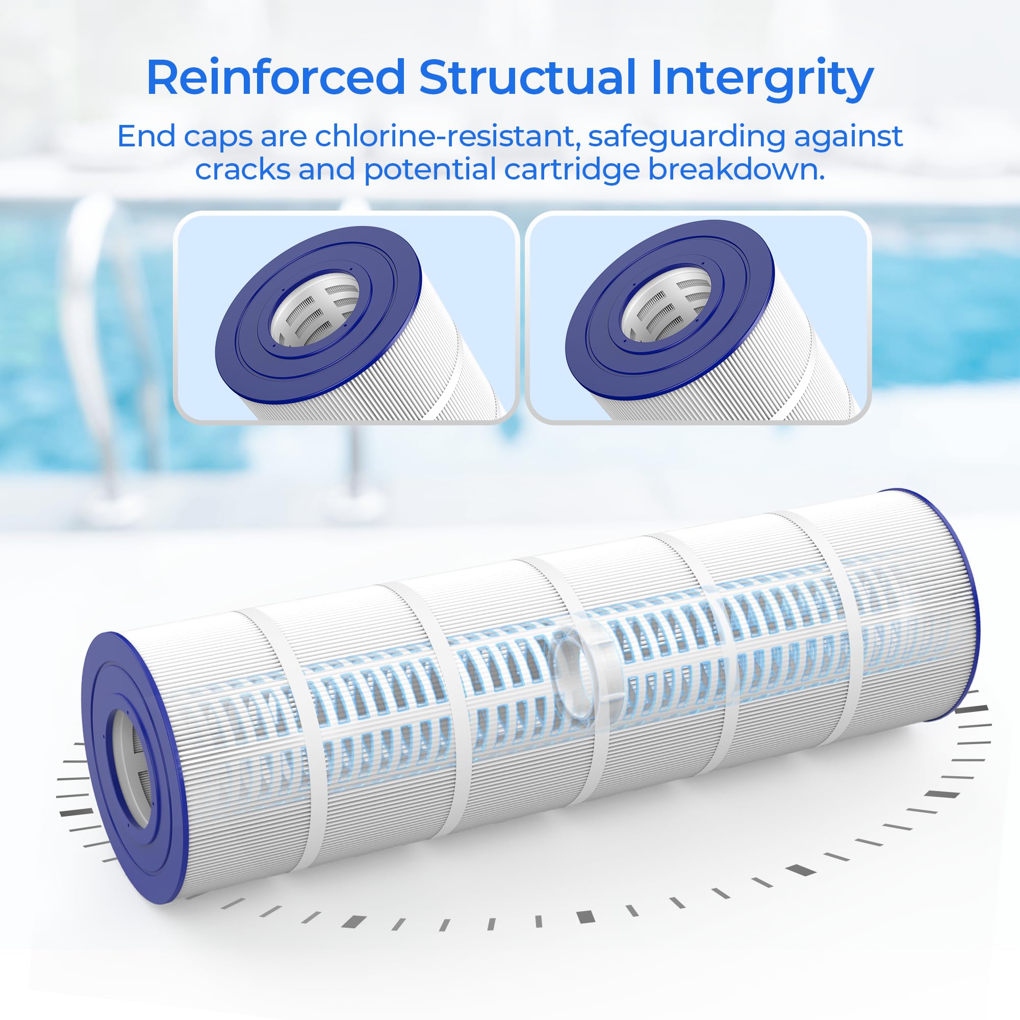 CX880XRE - Cartucho de filtro de piscina de 400 y 425 pies cuadrados, compatible con Hayward SwimClear en los modelos NO C4020 y C4025, repuesto para Hayward CX880XRE, CX880XREPAK4, Pleatco
