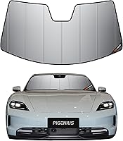 Vista 25 de Parasol para parabrisas para Porsche 718 Box-Ster, 2017-2025, parasol grueso para parabrisas delantero, 6 capas, protector solar plegable de acordeón