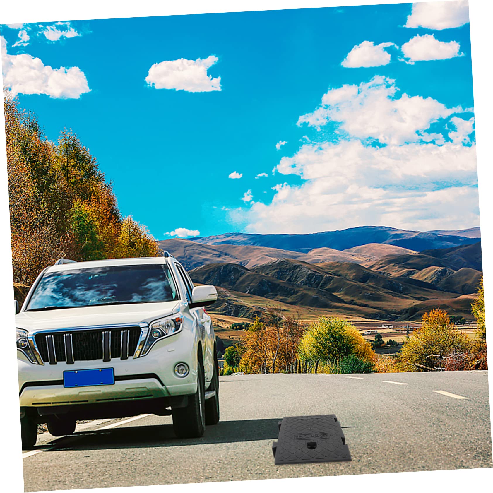 Iplusmile Plastic Slope Ramp Lightweight Portable Ramp Mat