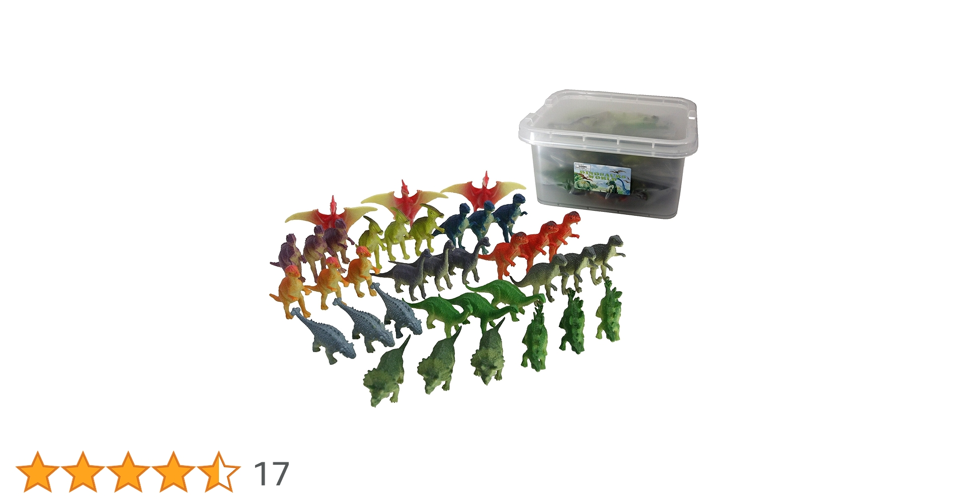 Amazon.co.jp: 恐竜フィギュア 36体セット お片付けBOXつき