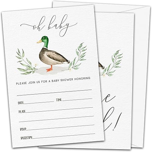 Miniatura 9 de 25 invitaciones retro para baby shower (4 x 6 pulgadas), Here Comes The Son Baby Shower de doble cara, suministros de decoración de fiesta de baby