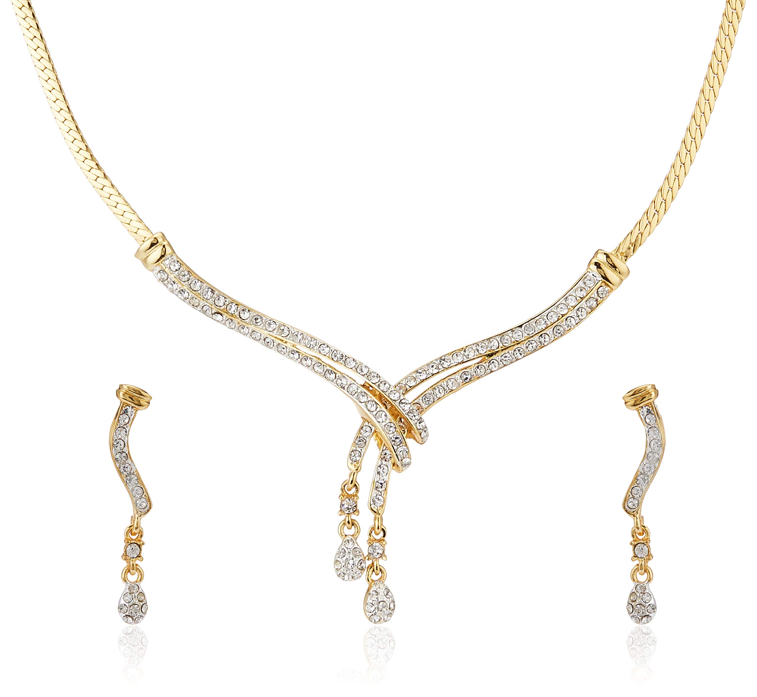 Estele Trendy and Fancy Fashion Jewellery Design Necklace Set for Women (B08D88R4WH) Amazon Price History, Amazon Price Tracker