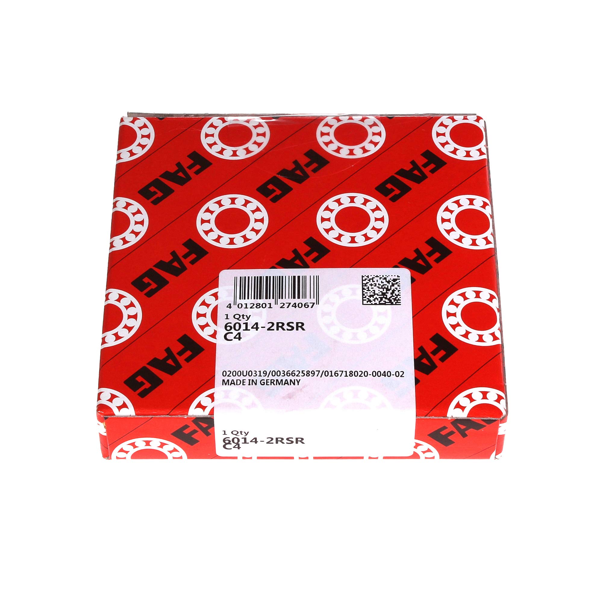 6014-2RSR-C4 FAG Rodamiento de bolas cojinete 70,00x110,00x20,00mm
