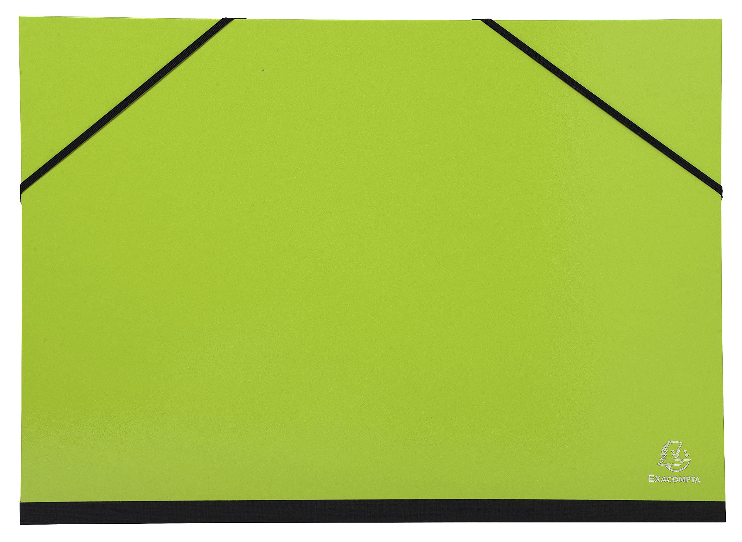 Exacompta 25729E 5er Pack Zeichenmappe Iderama mit Gummibändern innen weißes Papier Rückseite aus Leinen Maße 32 x 45 cm Format zum Abheften A3 (297 x 420 mm) farbig sortiert