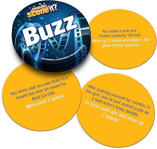 Miniatura 8 de Scene IT Juego de mesa de trivia de películas la mejor prueba de conocimiento de películas juego de fiesta familiar para resolver rompecabezas