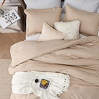 Vista 161 de Bedsure - Juego de edredón tamaño matrimonial de 3 piezas, teñido catiónico azul marino, ropa de cama para todo el año, 1 edredón de 82 x 86