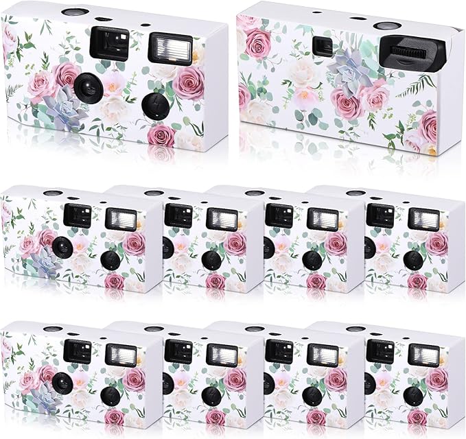 10 Pack Disposable Camera for Wedding Bulk, 34mm Single