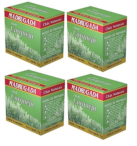 Madrugada - Té Omith (Baccharis Genistelloides) Té de Carqueja 10 bolsitas de té - 10 Bolsas de 0.35 Oz (PACK DE 04) Chá de Carqueja 10 sachês -