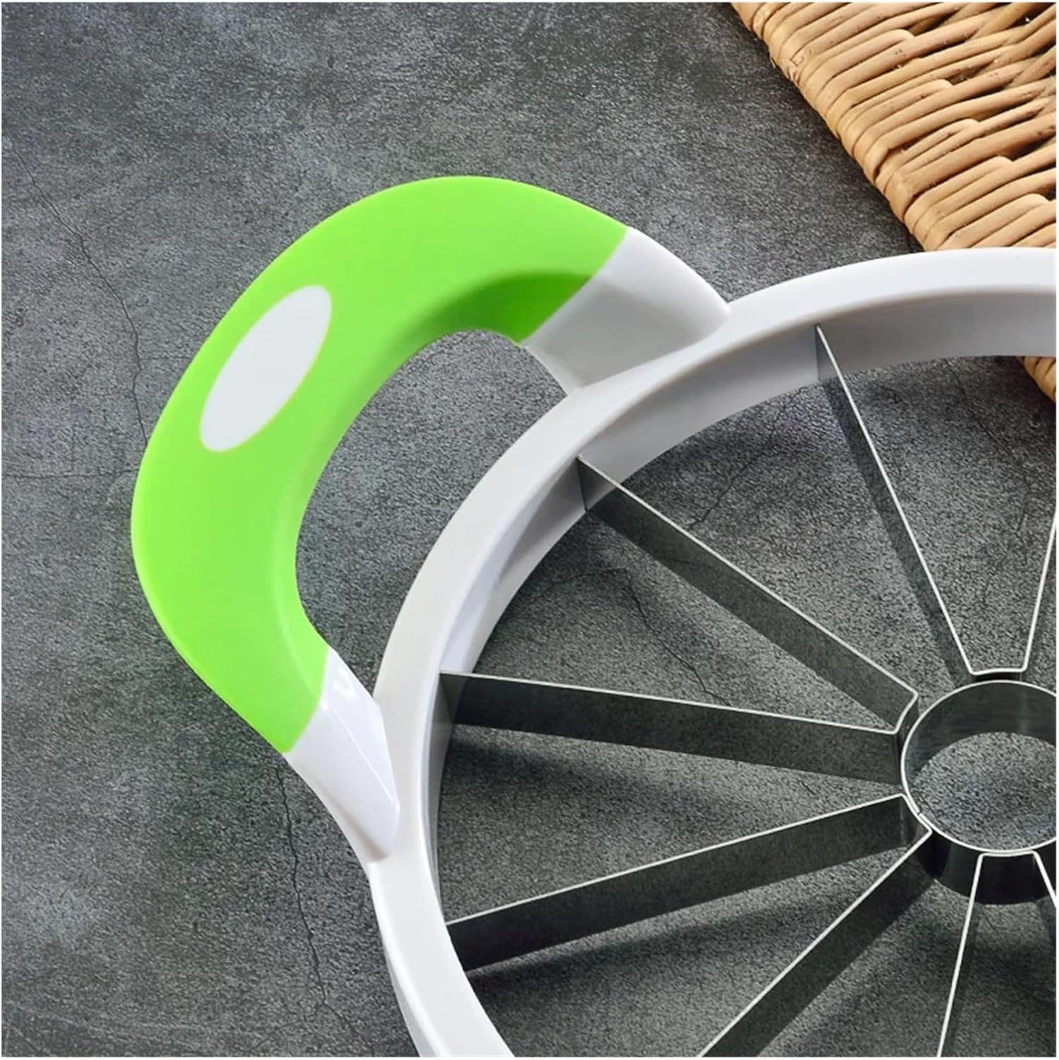 Watermelon Slicer Cutter Stainless Steel Fruit Apple Divider Peeler Apple Corer Slicer Cutting Tools Gadgets Kitchen Accessories(L-30CM)