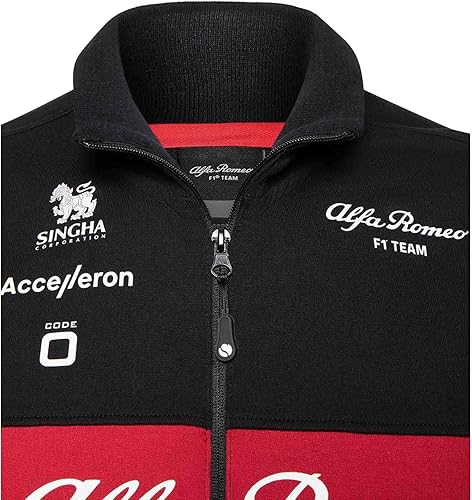 Miniatura 7 de Alfa Romeo Racing F1 2023 - Chaqueta deportiva con cremallera completa para hombre