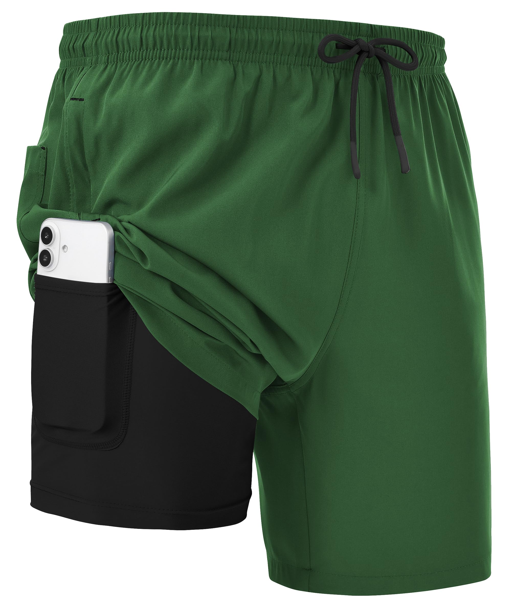 Zoofly Badehosen für Herren Schwimmhose Herren Kompressionsfutter Badeshorts Männer Schnelltrocknend mit Taschen Sportshorts