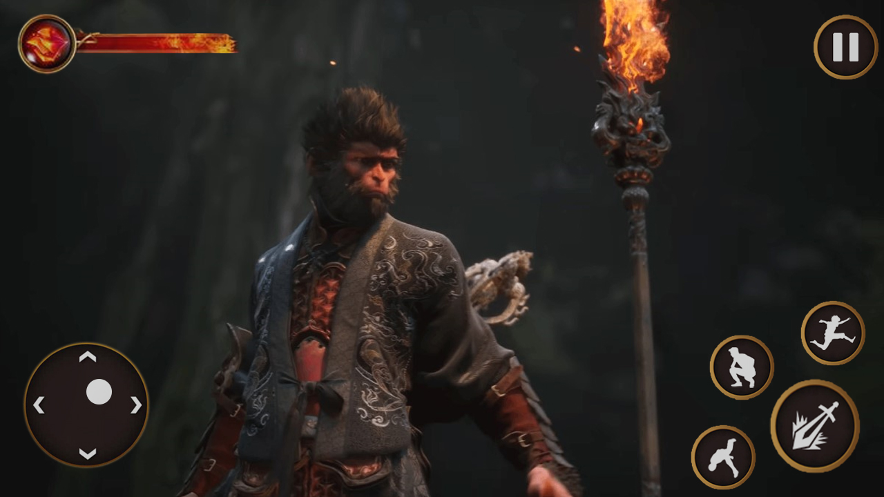 Dark Legend Wukong Myth Hero Games Simulator 3D: Ninja Monkey Sword ...