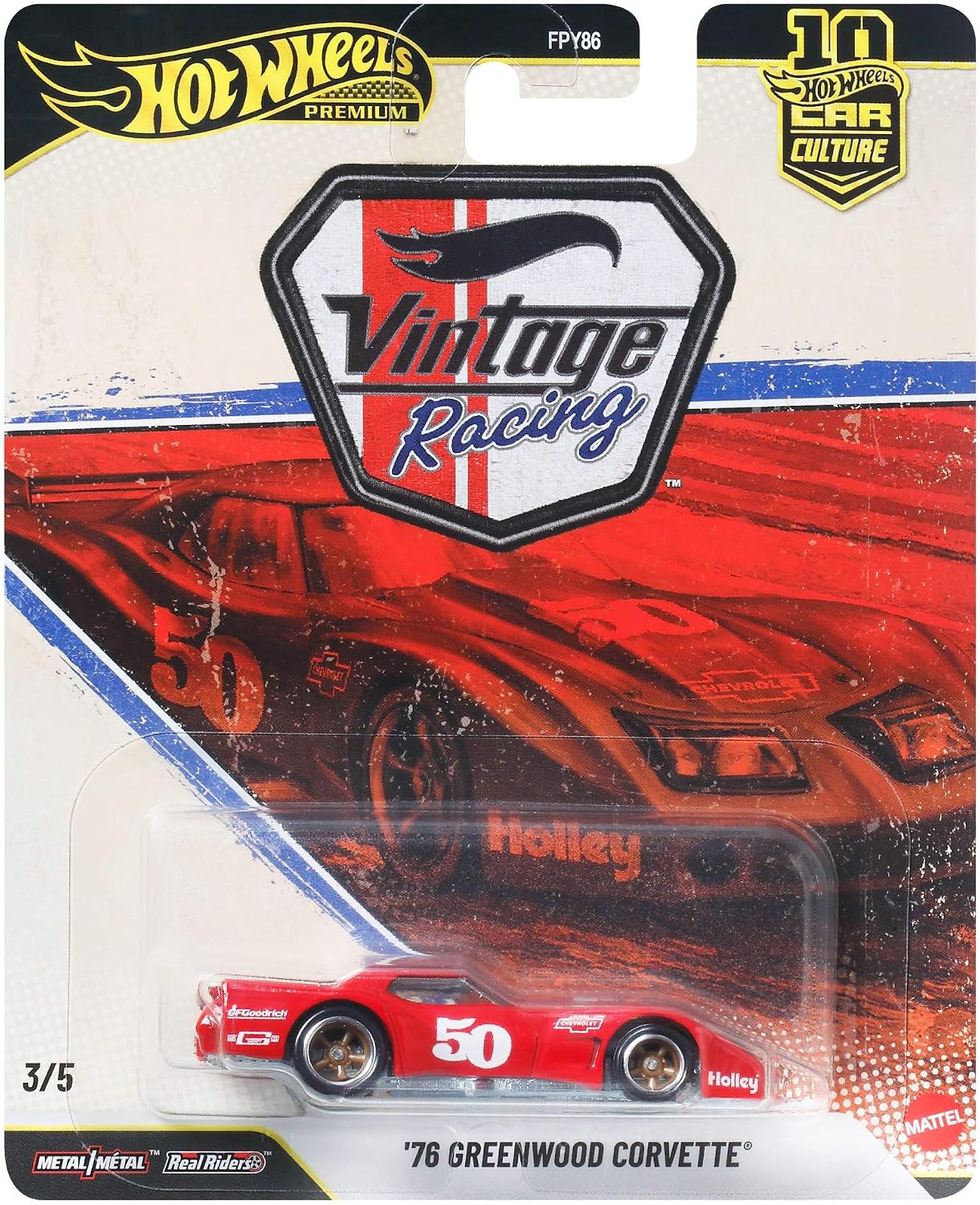 Hot Wheels Premium Car Culture '76 Greenwood Corvette