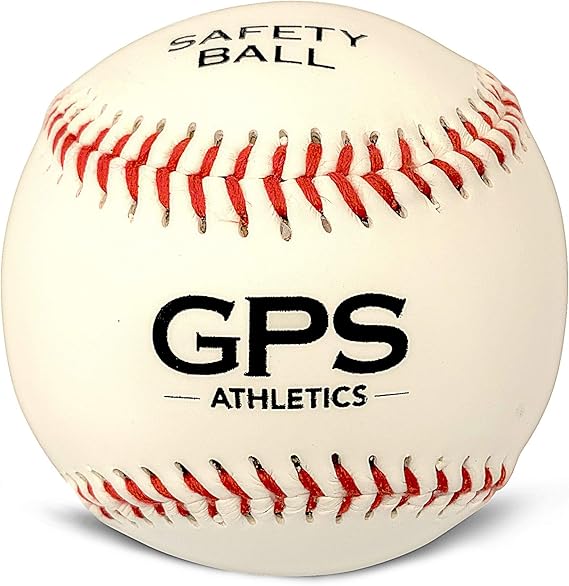 GPS Athletics Soft Baseballs Set of 6 Practice Baseballs