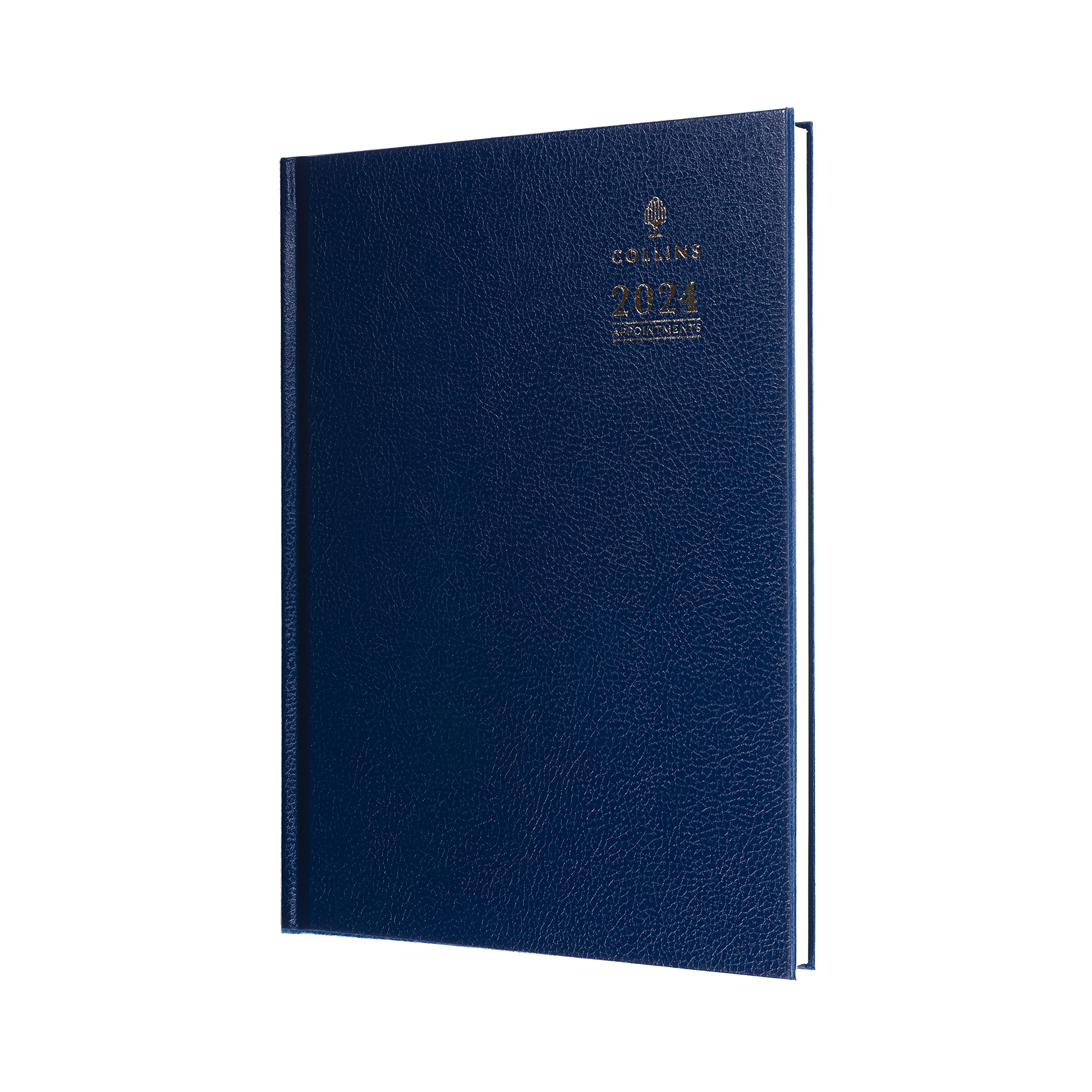 Collins Debden Collins Standard Desk 2024 Diary A4 Day to a Page Business Diary - Business Planner and Organiser - January to December 2024 - Daily - Blue - A4