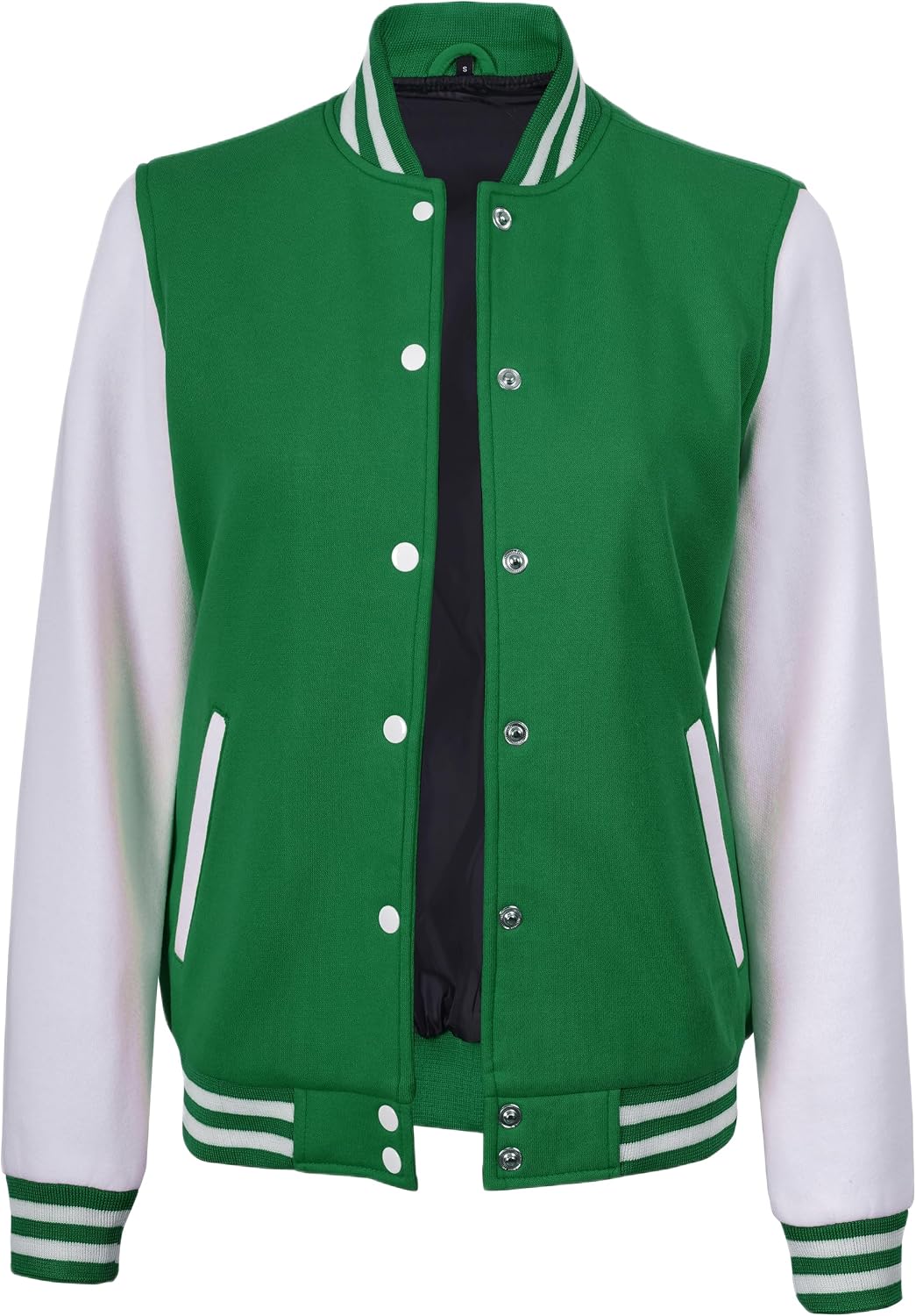 Decrum Bomber Varsity Jacket Women - High School Letterman Baseball Jackets image 2