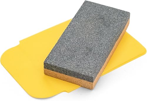 Coghlan's Piedra de afilar compacta de doble cara, piedra de afilar portátil para cuchillos, herramientas y equipo al aire libre, ideal para
