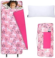 Vista 13 de Wildkin Alfombrilla para Siesta Infantil Original – Cómoda Alfombrilla para Dormir con Almohada, Ideal para Escuela y Viajes