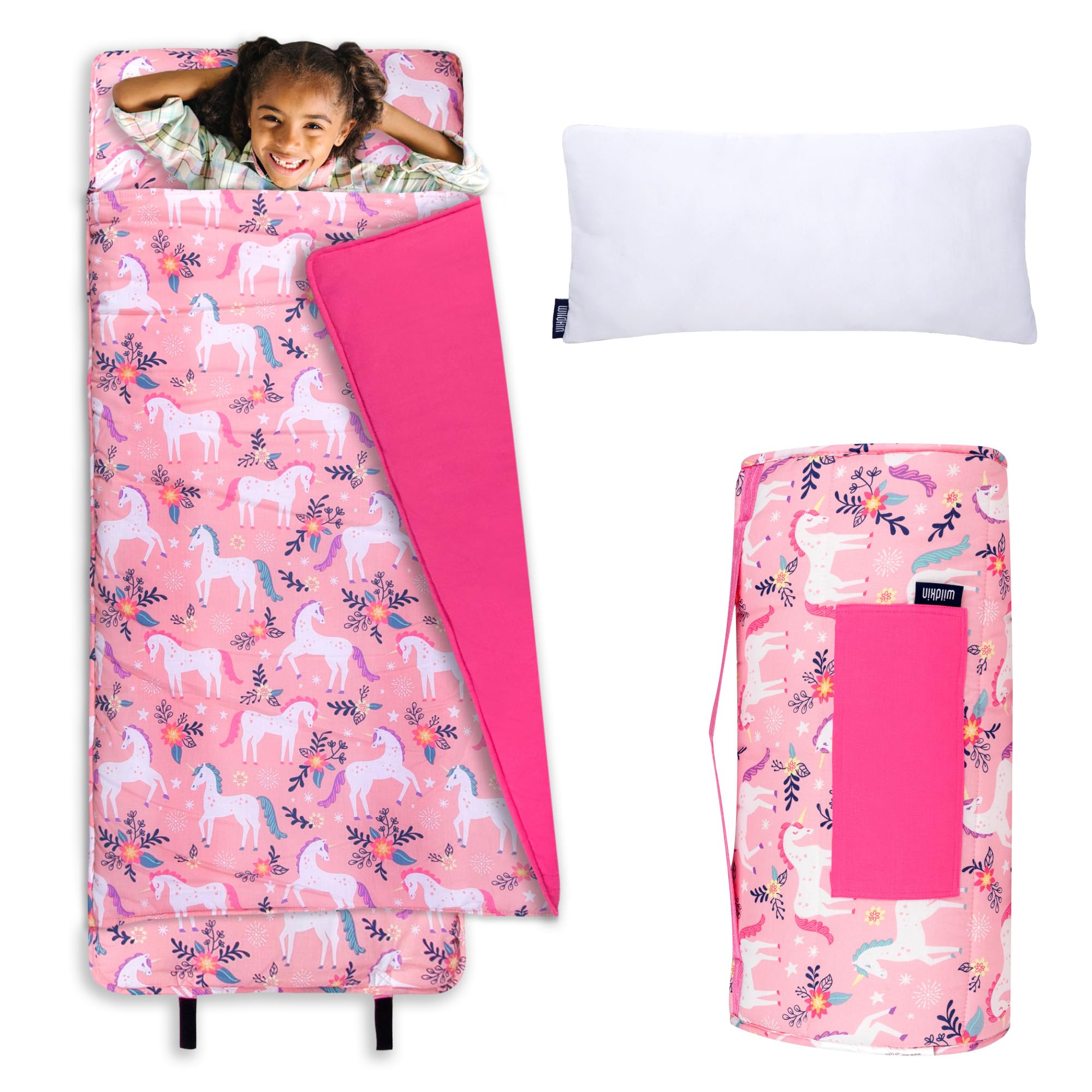 Kids Original Nap Mat – Cozy Kids Sleep Mat with Pillow, ideal for School & Travel