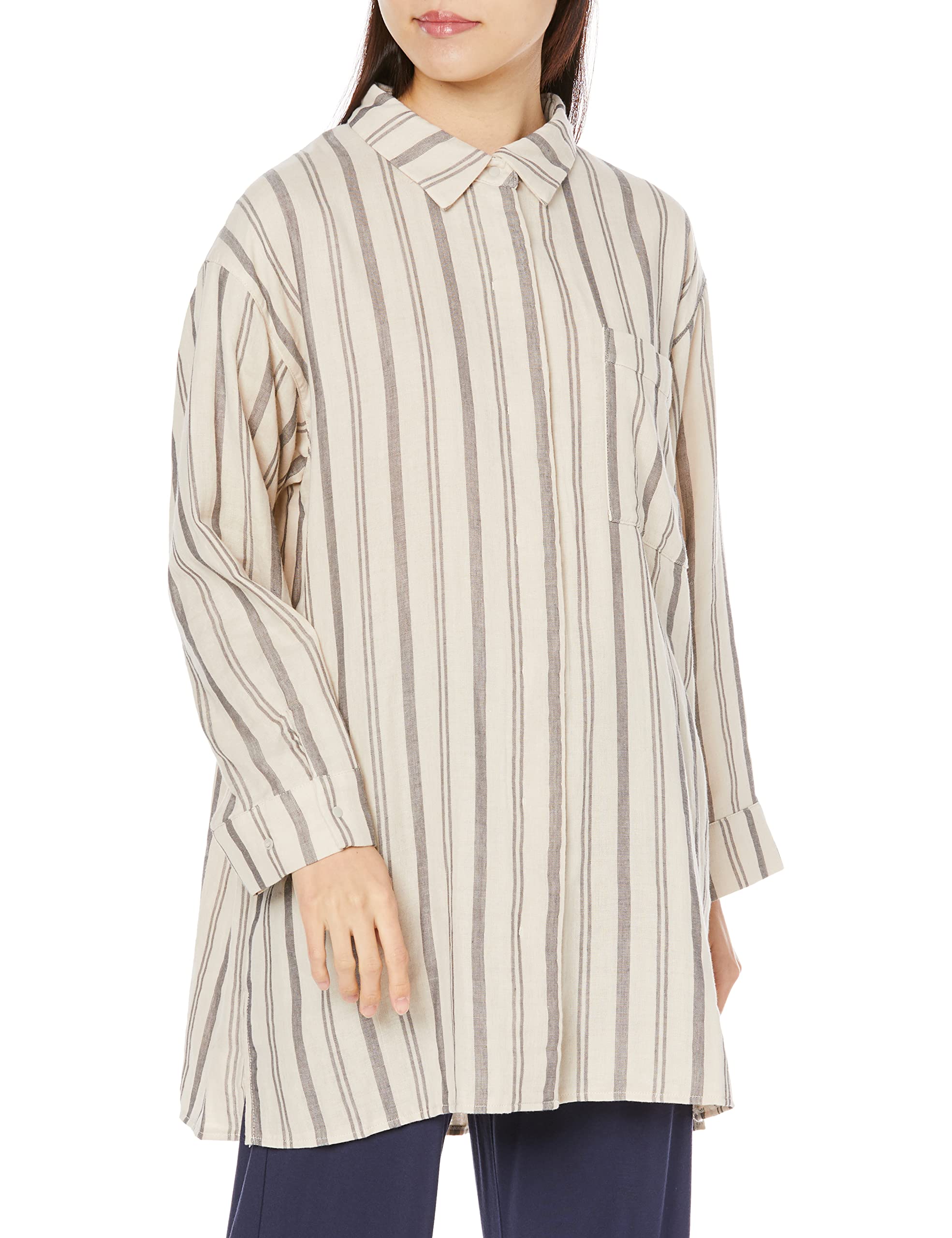 [ジェラート ピケ] コットンガーゼシャツ PWFT225285 レディース BEG F Amazon | [ジェラート ピケ] コットンガーゼシャツ PWFT225285