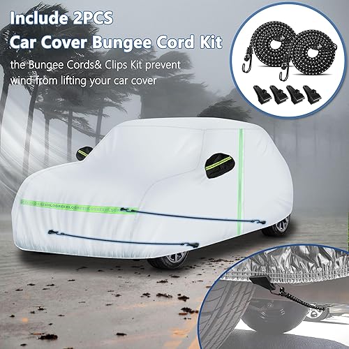 Miniatura 4 de Funda de coche para Mini Cooper SHardtopClubmanCountryman 2014-2024 de 4 puertas, cubierta exterior completa de automóvil para todo tipo de clima,