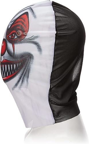 Miniatura 2 de Forum Novelties Máscara de malla con capucha de payaso aterrador para hombre, Multi