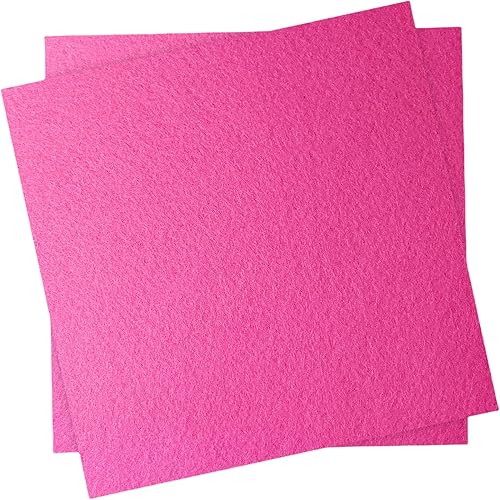 YHOLSDAS Hojas de tela de fieltro de 12 x 12 pulgadas para manualidades, hojas de tela de fieltro cuadradas, 0.039 in de grosor, papel de fieltro