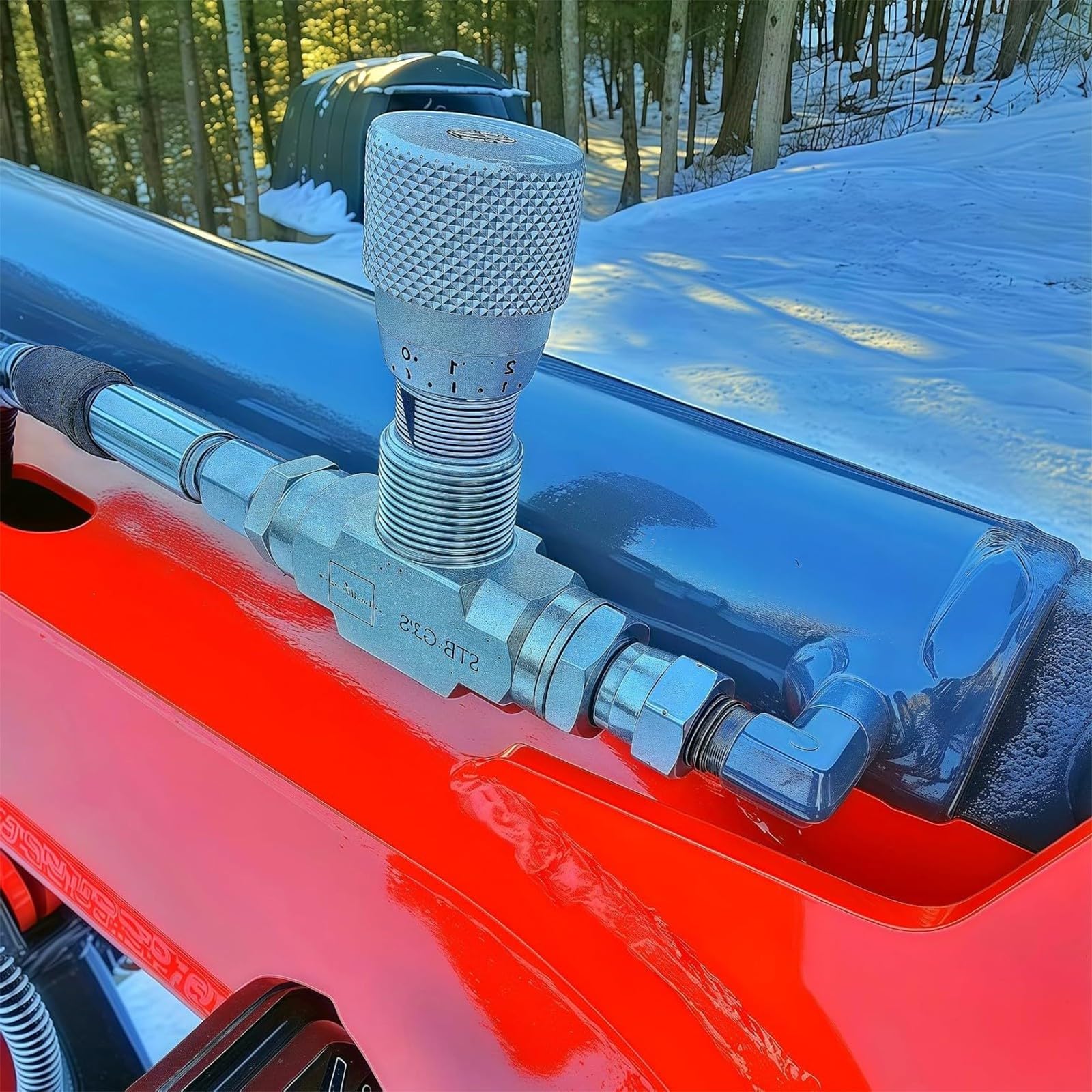 Válvulas de control de caudales hidráulicos bidireccionales de 3/8 pulgadas, válvulas reguladoras de flujo hidráulico para aplicaciones de alta presión, válvulas de control de flujo hidráulico