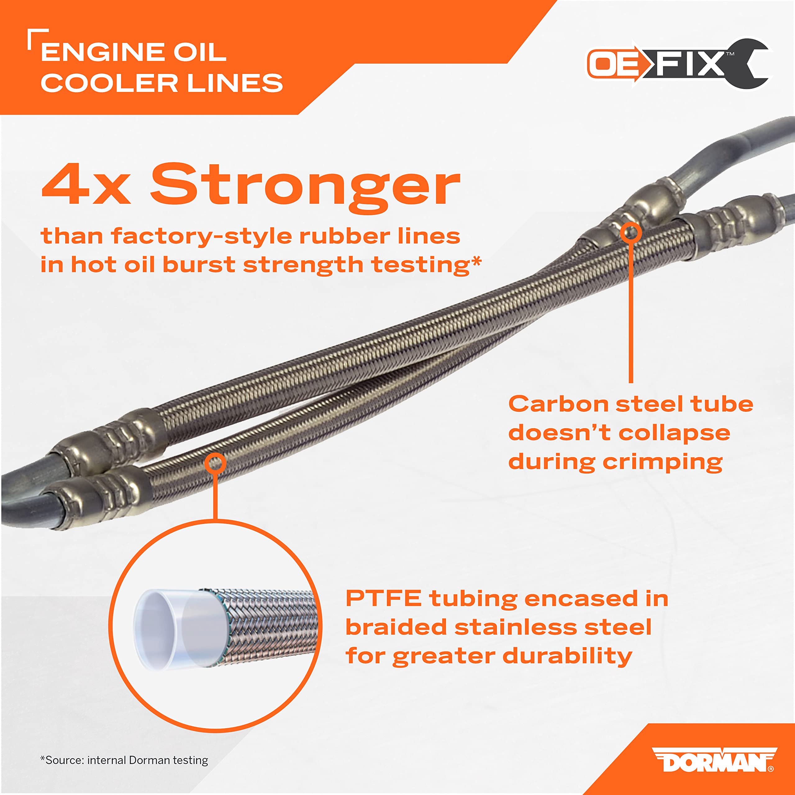 ◆colon◆ Amazon.com: Dorman 625-340XD Engine Oil Cooler Line Compatible