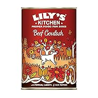 Lily's Kitchen Con ingredienti naturali Cibo umido per cani adulti Gulasch di manzo 6 x 400g