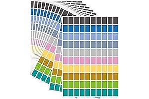 Rectangular Color Coding Stickers: Your Organizational Essentials