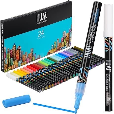 Vivid & Versatile Acrylic Paint Markers: Unleash Your Creativity on Any Surface