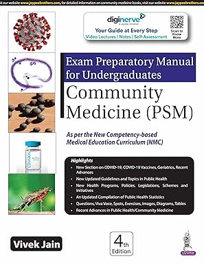 EXAM PREPARATORY MANUAL FOR UNDERGRADUATES COMMUNITY MEDICINE (PSM)