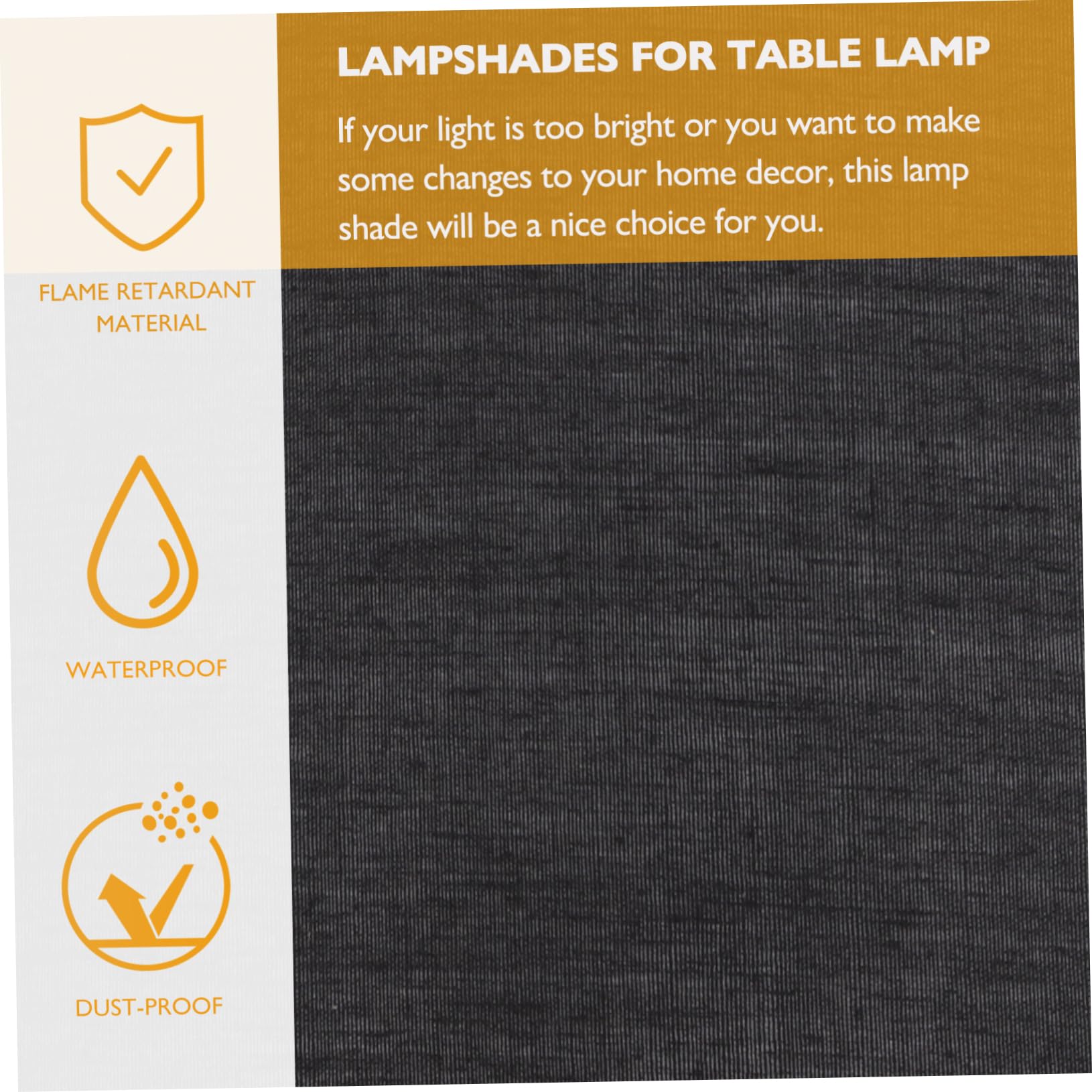 Tischlampenschirm Stoff Runder Lampenschirm für Nachttisch und Stehlampe Elegantes Design für Schlafzimmer Wohnzimmer und Esszimmer