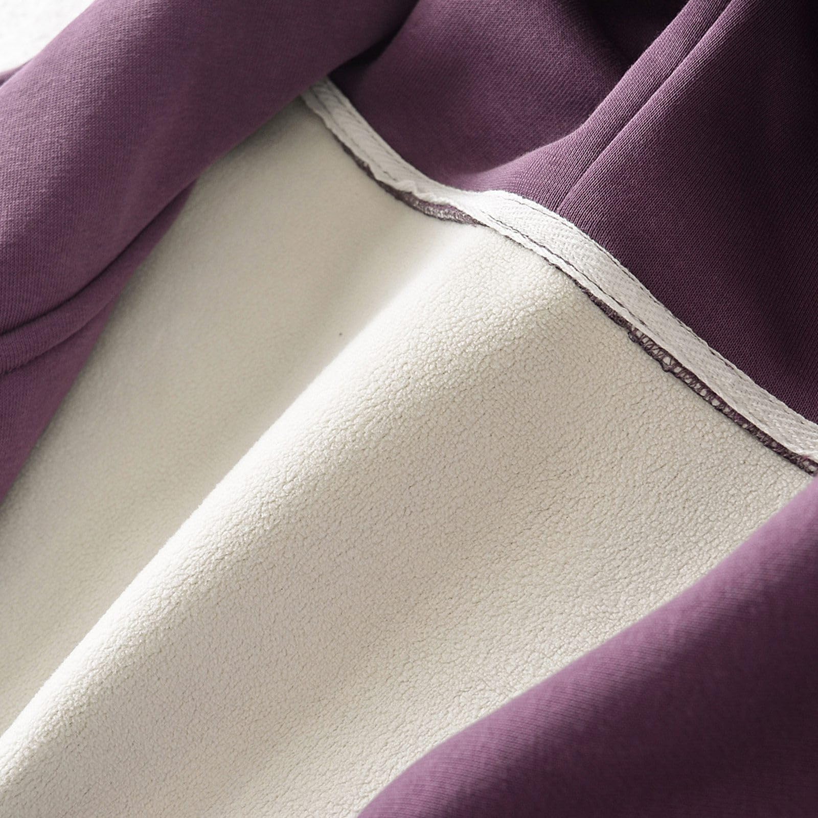 Chaqueta con Capucha y diseño de Cremallera para Sudadera de Forro Polar de Talla Grande